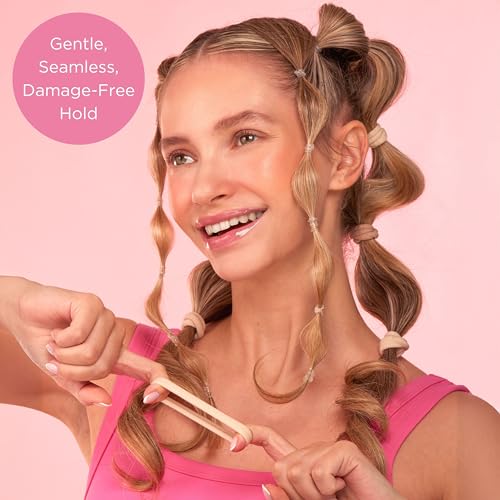 Goody ComfortFlex Ouchless Hair Elastics, Black, 12 Count