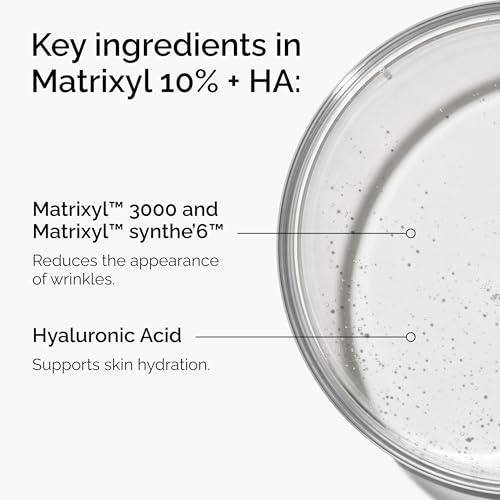 Matrixyl 10% + Hyaluronic Acid Anti-Aging Face Serum, 1 Fl Oz