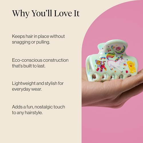 Lisa Frank x Kitsch Medium Cloud Claw Hair Clip for Women