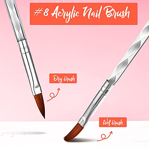Acrylic Nail Tool Kit - French Tip Cutter & Brush Set