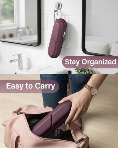 ProCase Plum Toothbrush Travel Case for Oral-B & Philips Sonicare