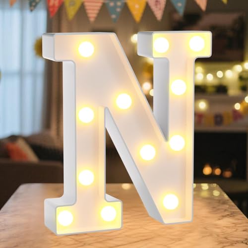 Light Up Marquee Letters - 8.86 Inch LED Party Decorations