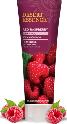 Desert Essence Red Raspberry Shampoo - Enhances Shine & Volume, 8 fl oz