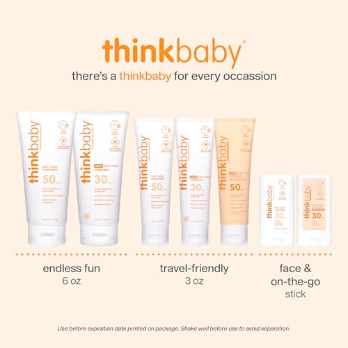 Thinkbaby Aloe Vera Gel After Sun Relief Lotion - 8 Fl Oz