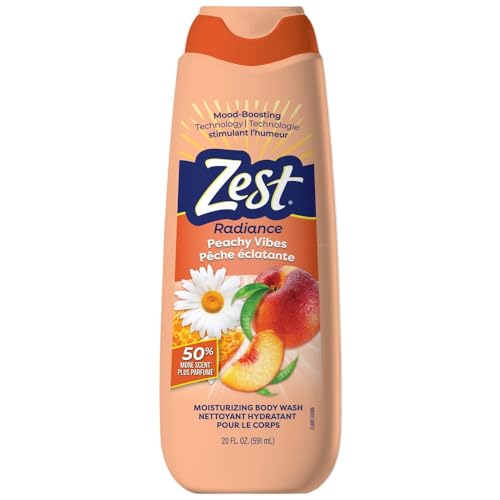 Zest Radiance Moisturizing Body Wash - Peachy Vibes, 16 oz