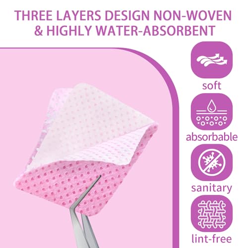 400 Lint-Free Nail Wipes with Pump Dispenser - SHEERBLISS