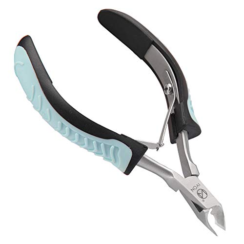 IVON Green Stainless Steel Cuticle Nipper with Non-Slip Handle - Professional Nail Tool