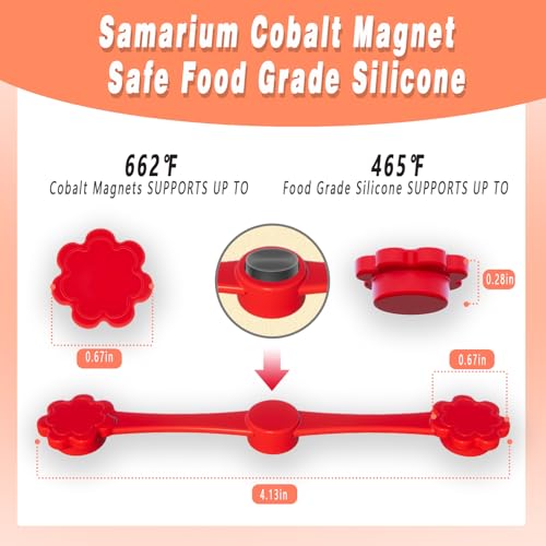 Air Fryer Magnetic Buckles for Parchment Paper - 12 Pack Silicone Liners
