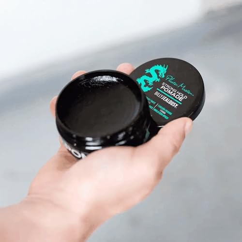 Billy Jealousy Plaster Master Water-Soluble Hair Pomade for Men - Strong Hold & Medium Shine, 3oz
