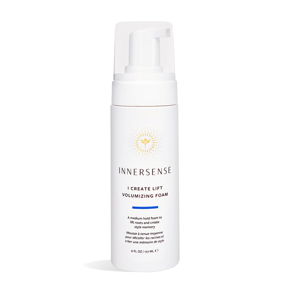 Organic Volumizing Foam - I Create Lift for Full-Bodied Hair | Non-Toxic, Cruelty-Free, 6 fl oz | 177 ml