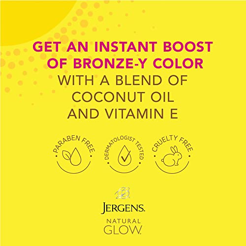Jergens Natural Glow Instant Tanning Moisturizer, Deep Bronze - 6 fl oz