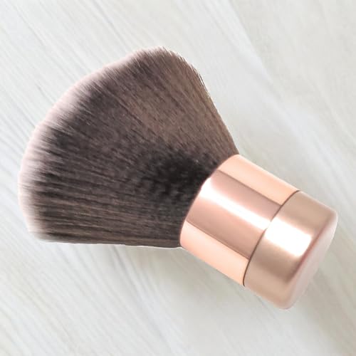 BevyGold Extra-Large Kabuki Powder Brush, Rosegold Face and Body Tool