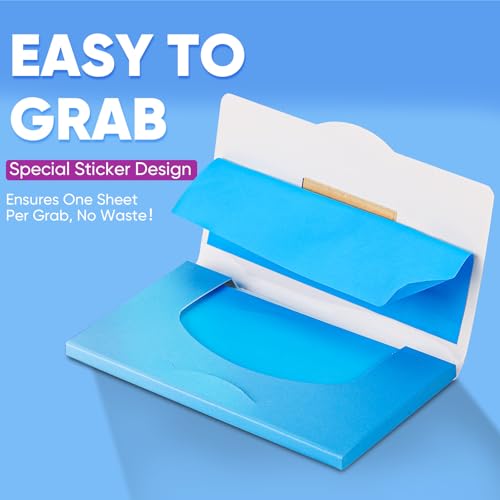 Kindshine 150Pcs Oil Absorbing Sheets for Face - High-Performance Matte Blotting Papers