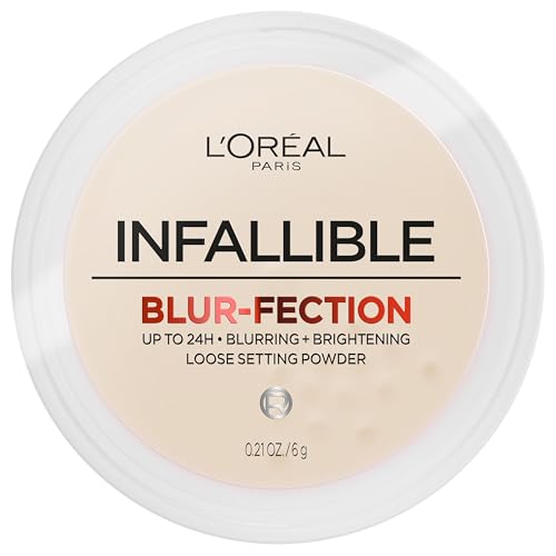 L'Oreal Paris Infallible Blur-fection Loose Setting Powder - Translucent Light, 24HR Wear