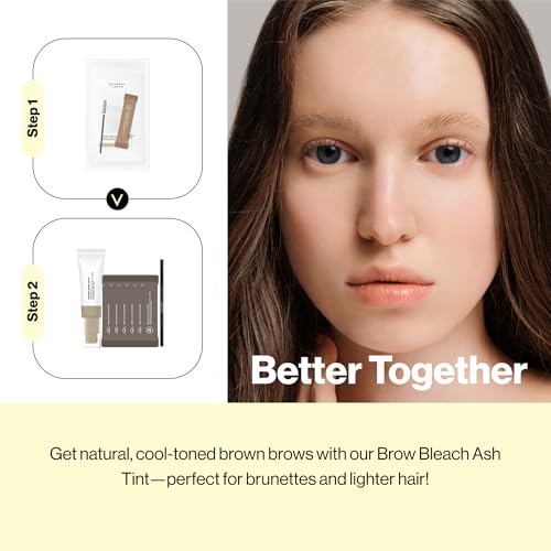 ENTROPY MAKEUP One-Use Brow Bleach Kit, Quick & Easy Eyebrow Lightening for All Hair Colors, Eyebrow Kit, Single Application, Gentle Formula, Lasts Up to 4 Weeks