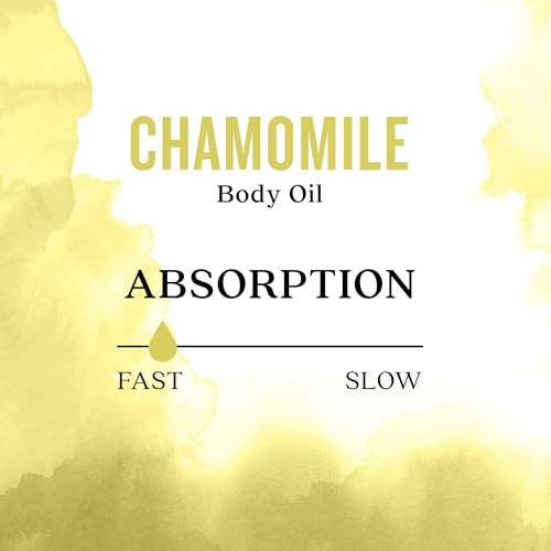 Aura Cacia Tranquil Chamomile Body Oil - 4 oz Soothing Moisture