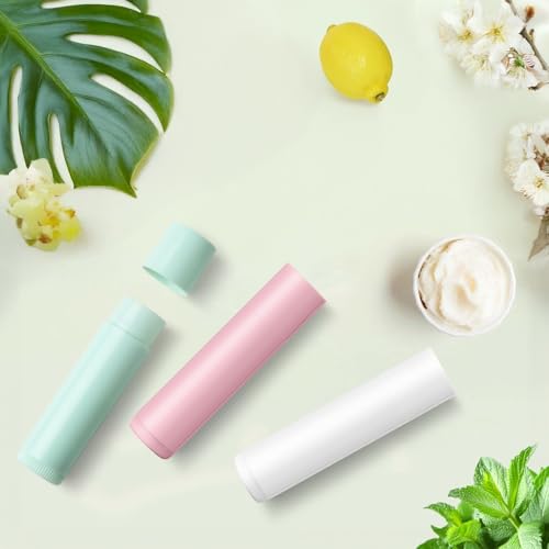 JuLand 100 Pack Black Lip Balm Tubes - BPA Free, 5.5ml DIY Containers