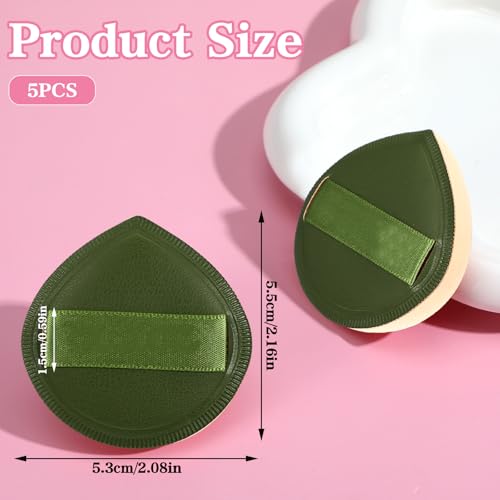 Ymapinc 5-Pack Makeup Sponges - Soft, Latex-Free Foundation Puffs