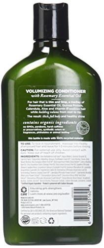 Avalon Organics Rosemary Volumizing Conditioner, 11 Fl Oz