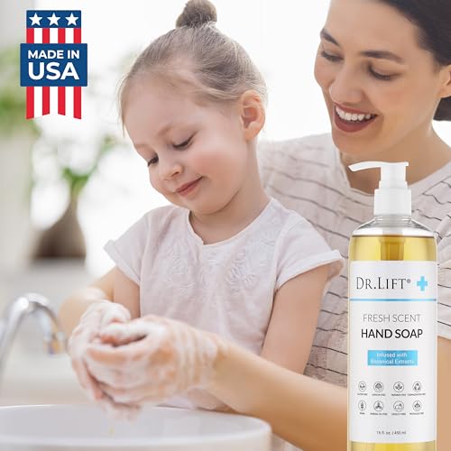 Dr. Lift Moisturizing Hand Soap, Fresh Scent with Cucumber Seed, 16 Fl Oz