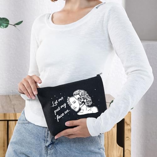 Zombie Girl Makeup Bag - Gothic Halloween Cosmetic Pouch Gift