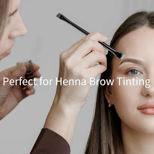 Ink Permanent Eyebrow Mapping Kit with White Paste, Precision Brush & Cotton Swabs