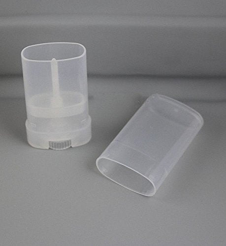 15 ML Clear Plastic Deodorant Containers for Lip Balm - 10 Pcs