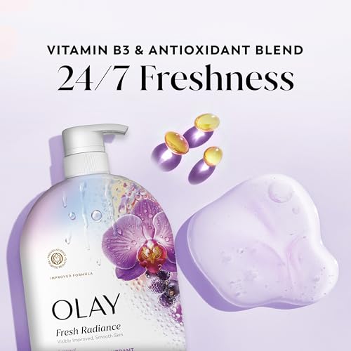 Olay Fresh Radiance Body Wash with Vitamin B3 & Orchid Scent - 35 fl oz