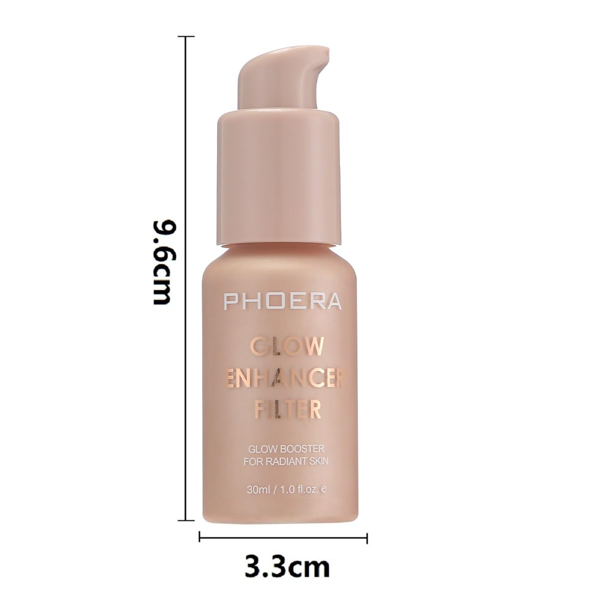 PHOERA Skin Glow Tint Foundation - Natural Radiant Finish | Flawless Silk Effect, 01 Fair