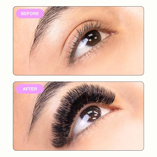 CURACORO Professional Mink Eyelash Extensions, 0.2 CC Curl 7-15mm