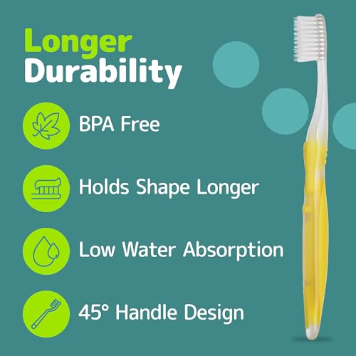 Nimbus Extra Soft Toothbrushes for Sensitive Teeth - 5 Pack Regular