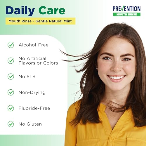 PHS Brands Prevention Daily Care Hydrogen Peroxide Mouthwash, Mint 16 oz 2-Pack