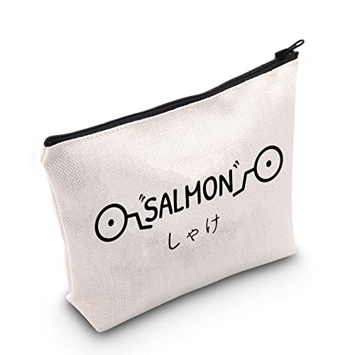 POFULL Inumaki Toge Salmon Makeup Bag - Cursed Markings