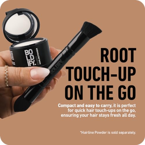 Boldify Dual-Ended Hairline Powder Brush for Precision Application