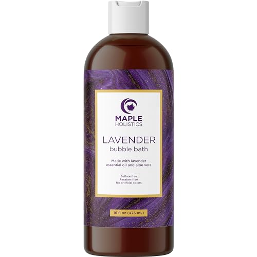 Lavender Bubble Bath for Women - Moisturizing Foaming Bath (16 Fl Oz)