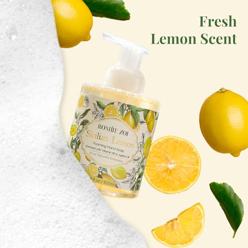 ROMIIE ZOI Foaming Hand Soap with Gift Box - Sicilian Lemon, 500ml
