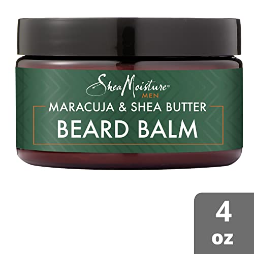 SheaMoisture Beard Balm for Men, 2-Pack ? Moisturizing Shea Butter & Maracuja Oil, Gifts, 4 Oz Each