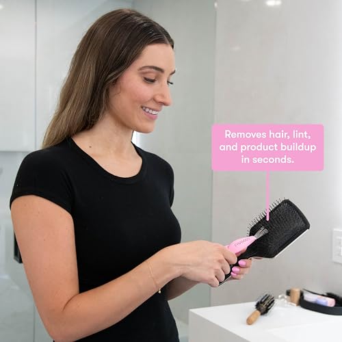 FRAMAR Hair Brush Cleaner Tool - Dual-Edge Design for All Brushes