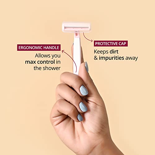 Carmesi Bikini Razor for Women - Gentle Hair Removal with Nano-Precision Blades