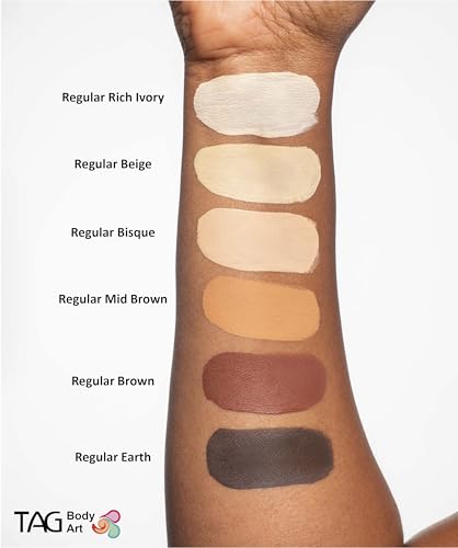TAG Body Art Face and Body Paint - Mid Brown 32g