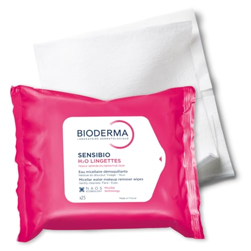 Bioderma Sensibio H2O Micellar Makeup Removing Wipes - 25 Pack