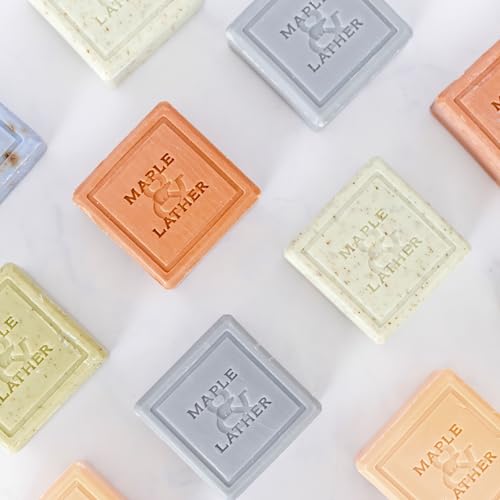 Maple & Lather Triple Milled Bar Soap with Shea Butter, Lemon Verbena, 209g