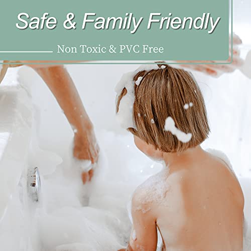 70x60 Clear PEVA Shower Curtain Liner with 3 Magnets
