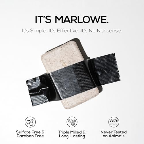 MARLOWE. Exfoliating Body Scrub Soap Bar - Sage + Fir, 7 oz