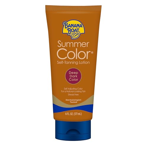 Banana Boat Self Tanning Lotion Dark, Quick-Dry, 6 Fl Oz - Natural Sunless Tan
