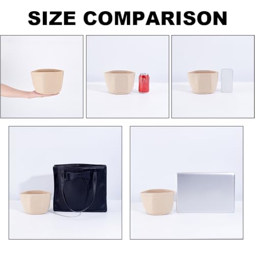 WADORN Black Felt Purse Organizer Insert for LV Cannes Bags - 5.1in