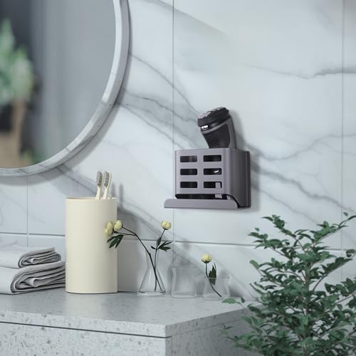 Linkidea Aluminum Wall Mount Electric Razor Holder for Philips Norelco & Shavers