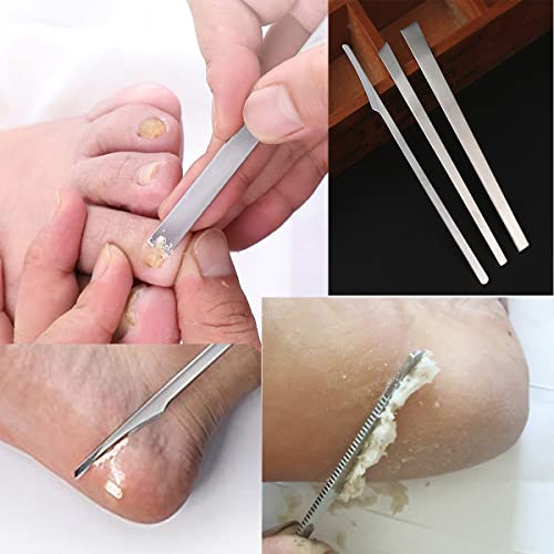 3-Piece Stainless Steel Ingrown Toenail Pedicure Knife Set