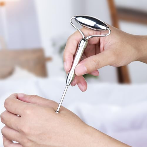HAZUU Stainless Steel Gua Sha Facial Tool Kit & Massage Roller Set