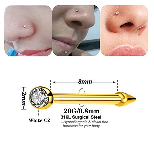 Silver Angel Disposable Nose Piercing Kit with Piercing Gun & Studs